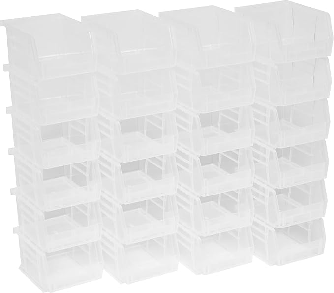 Akro-Mils 30210 AkroBins Plastic Storage Bins, Space-Saving Stackable Bins by Akro-Mils