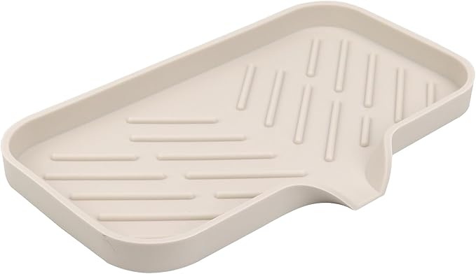 YASMEN Silicone Bathroom Soap Dishes, Sink Sponge Holder by YASMEN