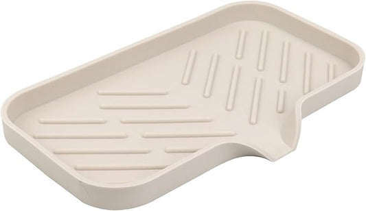 YASMEN Silicone Bathroom Soap Dishes, Sink Sponge Holder by YASMEN