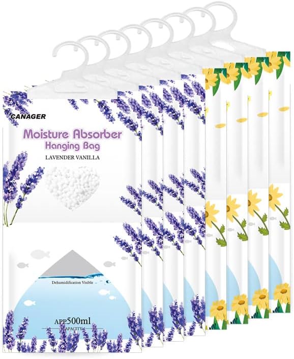 CANAGER Hanging Moisture Absorber, Fresh Scent and Lavender Vanilla by CANAGER