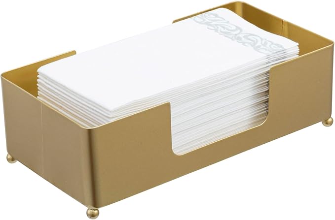 MyGift Paper Towel Holder Modern Gold-Tone Metal Tabletop Folded Paper Hand by MyGiftHome
