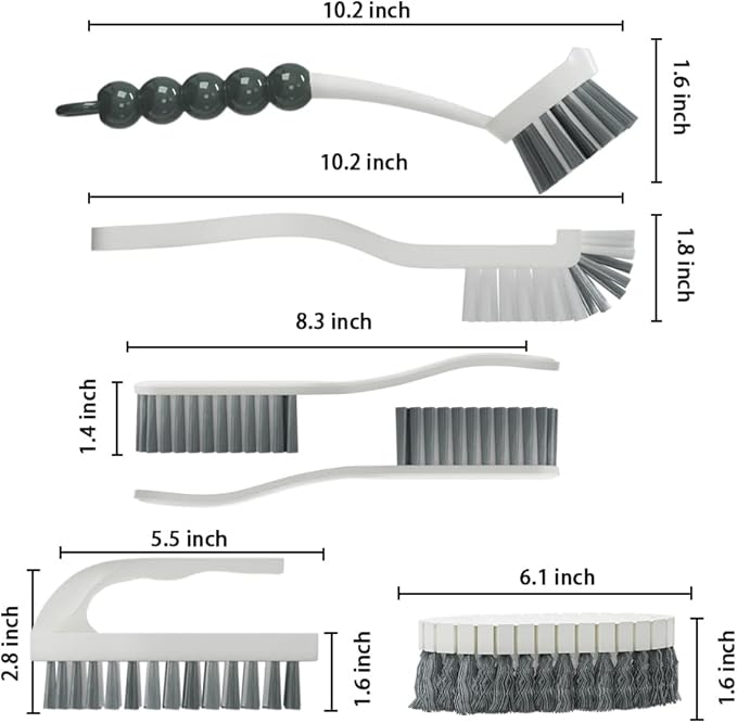 6 PCS Cleaning Brush, Scrub Brush Set - Image 3