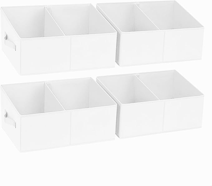 DIMJ Large Closet Shelf Organizer Bins 4 Packs by DiMJ