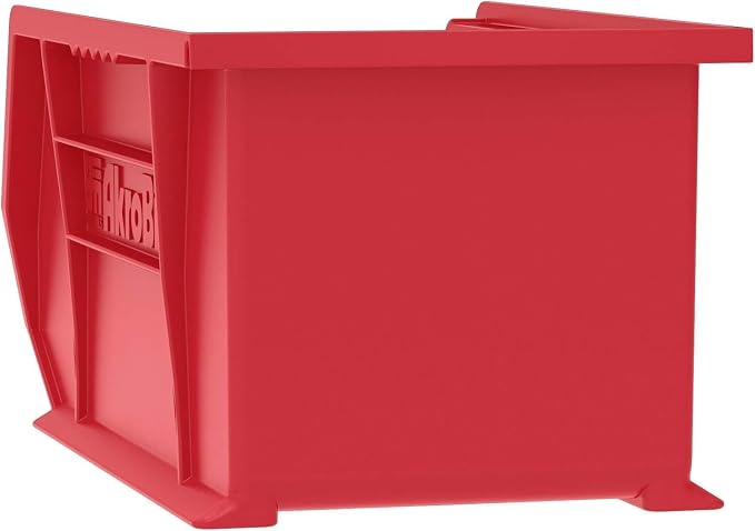 Akro-Mils 30240 AkroBins Plastic Storage Bins, Space-Saving Stackable Bins