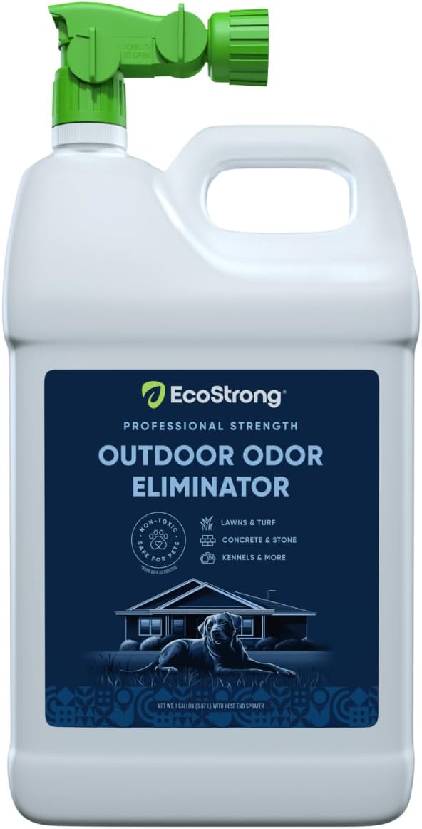 Eco Strong Outdoor Odor Eliminator Outside Dog Urine Enzyme Cleaner Powerful Pet by EcoStrong