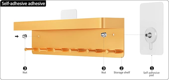 MKO Key Holder for Wall, Mail Organizer and Key Rack - Image 3