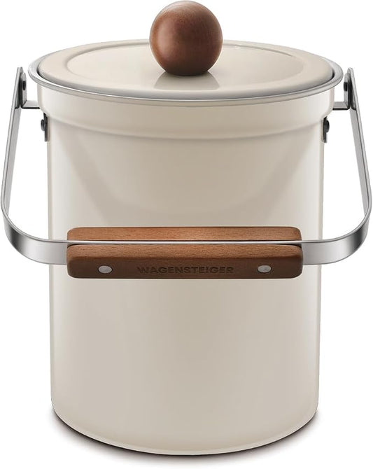 Kitchen Countertop Compost Bin 101ounces / 3Liters, Airtight Lid SUS304 by Wagensteiger
