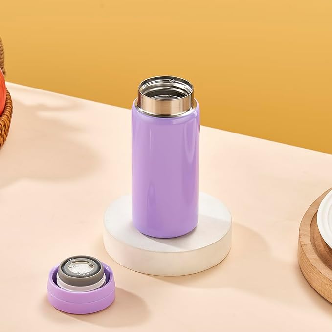 10oz Mini Water Bottle Stainless Steel Thermos Small Flask - Image 4
