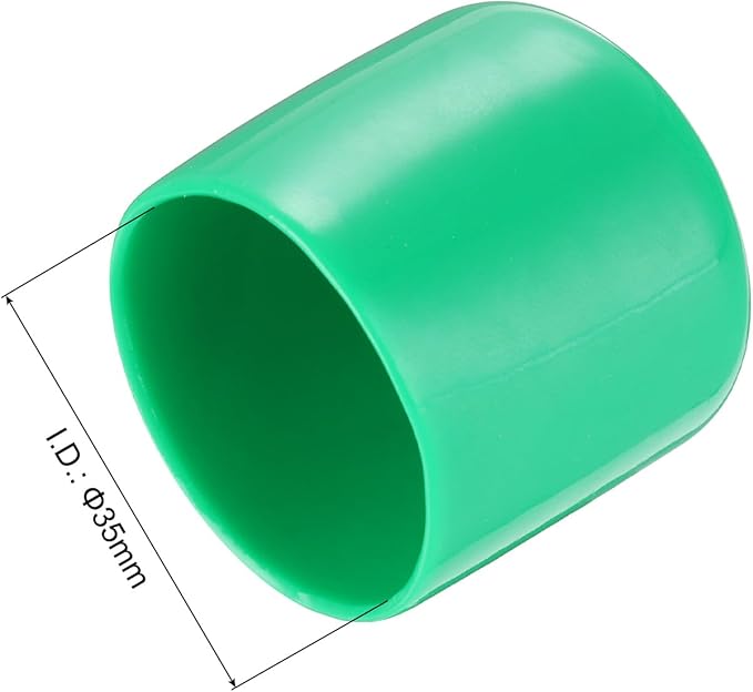 uxcell 20pcs Rubber End Caps 35mm ID Vinyl PVC Round Tube Bolt Cap Cover Screw - Image 3