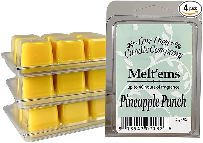Our Own Candle Company Premium Wax Melt, Pineapple Punch, 6 Cubes, 2.4 oz by OurOwnCandleCompanycandles