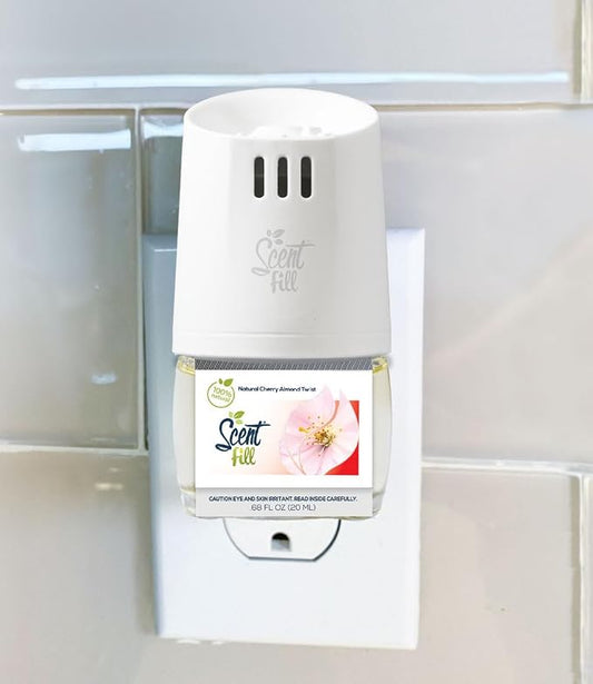 Scent Fill 100% Natural Cherry Almond Twist Plug in Air Freshener, Scented Oil - Image 2