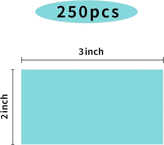 STARLIBOO Colored Labels Stickers 3 x 2 Inch, Removable Rectangle Moving Labels - Image 2