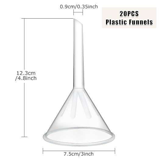 LANIAKEA 20PCS Plastic Funnel Set, Water Bottle - Image 2
