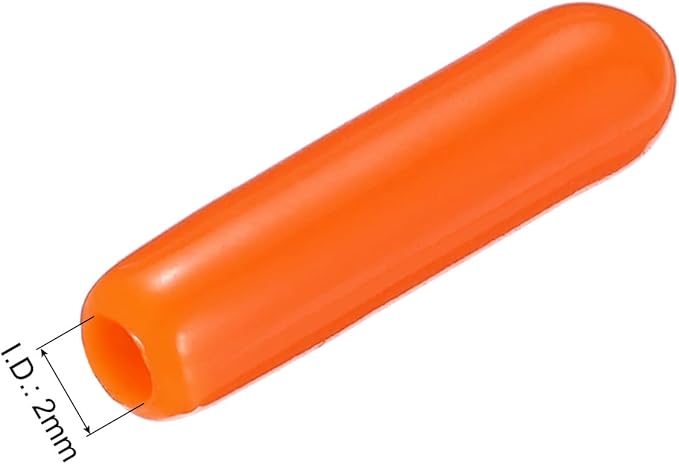 uxcell 20pcs Rubber End Caps 2mm ID Vinyl PVC Round Tube Bolt Cap Cover Screw - Image 3