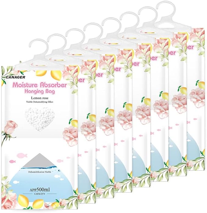 CANAGER Hanging Moisture Absorber, Lemon Rose Moistureproof Hanging by CANAGER