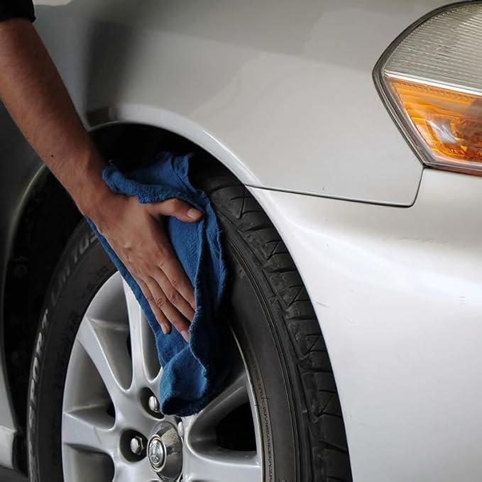 Shop Towels - Bulk Cleaning Towel in a Bag, Mechanic Cotton Wipes - Image 6