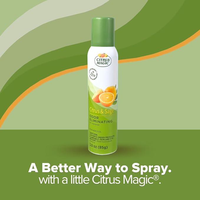 Citrus Magic Odor Eliminating Air Freshener Spray, Citrus and Sage - Image 4