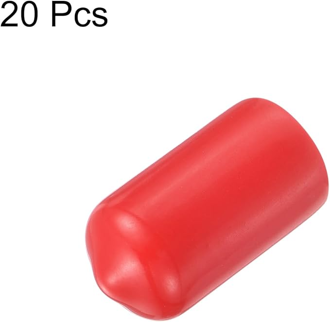 uxcell 20pcs Rubber End Caps 11.5mm ID Vinyl Round Tube Bolt Cap Cover Thread - Image 2
