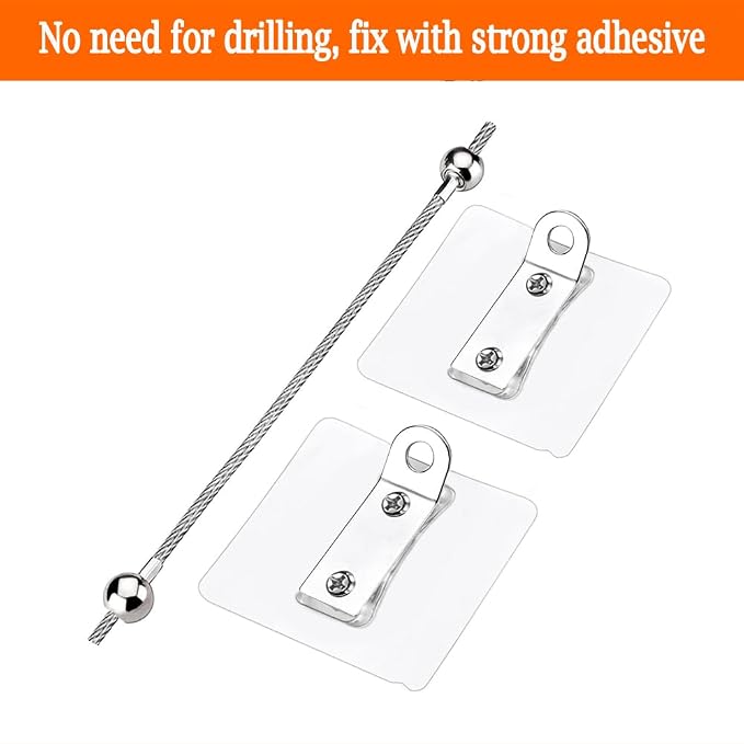 Furniture Anchors 4 Pairs No Drill Heavy Duty Anchors Fridge Lock Adjustable - Image 2