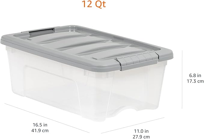 Amazon Basics Plastic Storage Containers - Image 7