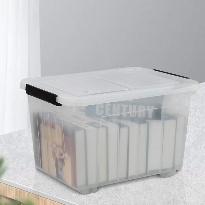 30 L Clear Plastic Storage Box - Image 4