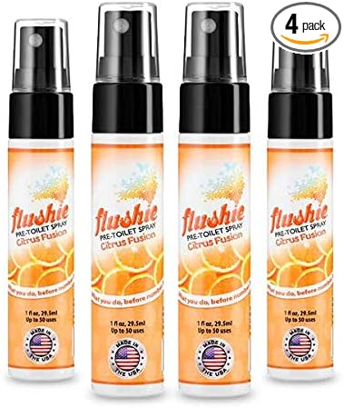 Flushie Pre-Toilet Spray for Poop Travel Size Toiletries Bathroom Spray for by FlushiePre-ToiletSpray