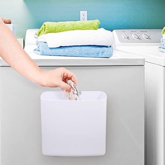 Picowe Magnetic Laundry Storage, 2 Pack Lint Holder Bin - Image 6