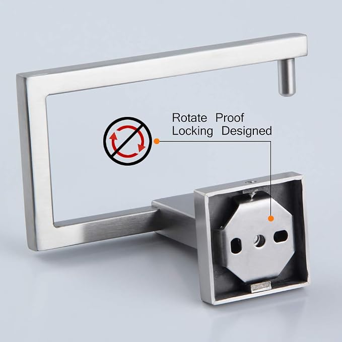 SUS304 Stainless Steel Bathroom Toilet Paper Holder Kitchen Washroom Tissue - Image 5