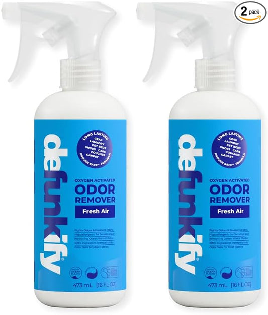 Odor Remover Spray, 16oz. 'Fresh Air' Essential Oil Odor Eliminator by DEFUNKIFY