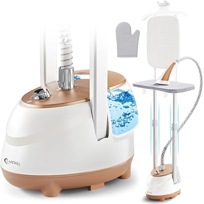 Steamer for Clothes, 1800W Standing Garment Steamer by HAPAIS
