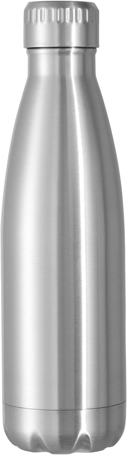 VEGOND 17oz Stainless Steel Water Bottles, Reusable Metal Sports Water Bottle by VEGOND