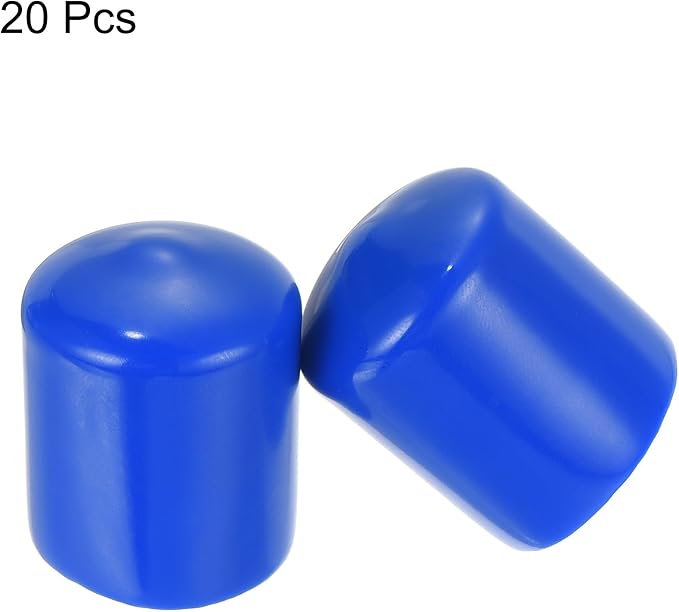 uxcell 20pcs Rubber End Caps 27mm ID Vinyl Round Tube Bolt Cap Cover Screw - Image 2