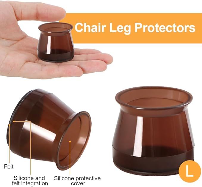 32 Pcs Silicone Chair Leg Floor Protectors - Image 3