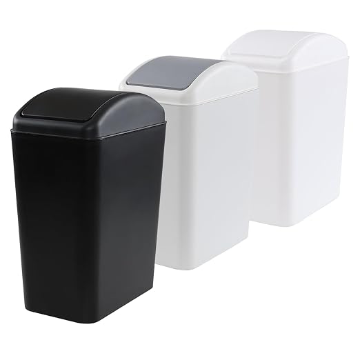 3-Pack 4.5 Gallon Plastic Trash Can - Image 7