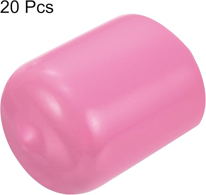 uxcell 20pcs Rubber End Caps 16mm ID Vinyl PVC Round Tube Bolt Cap Cover Screw - Image 2