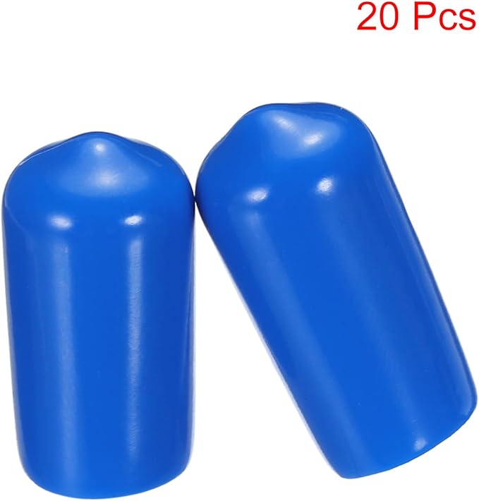 uxcell 20pcs Rubber End Caps 11mm ID Vinyl PVC Round Tube Bolt Cap Cover Screw - Image 2