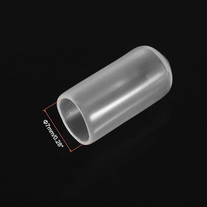 uxcell 20pcs Rubber End Caps 7mm ID Vinyl PVC Round Tube Bolt Cap Cover Screw - Image 3