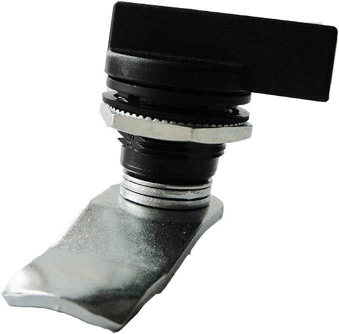WJSKDQ 4PCS Thumb Operated Offset Thumb Cam Lock Black Cam Lock - Image 4
