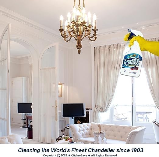 Sparkle Plenty Chandelier Cleaner Drip Dry Spray No Wipe - Image 6