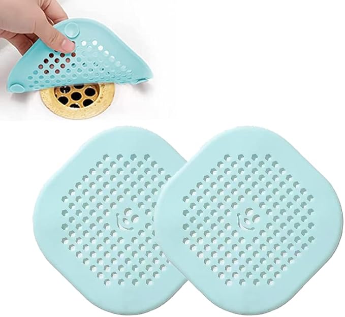 2 Pack Drain Hair Catcher Sturdy Silicone Drain Protector Hair Stopper - Image 9