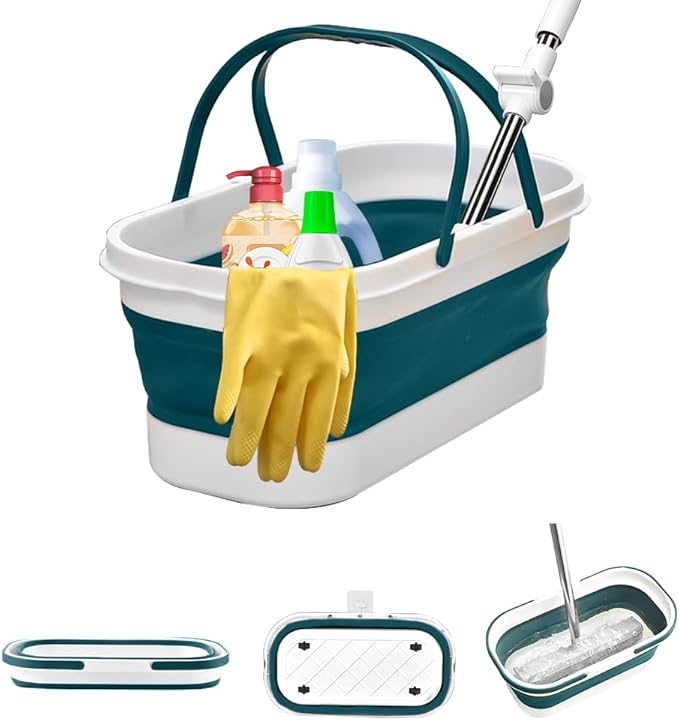 Collapsible Mop Wash Basin Bucket by DoroSun