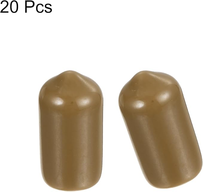 uxcell 20pcs Rubber End Caps 8.5mm ID Vinyl PVC Round Tube Bolt Cap Cover Screw - Image 2