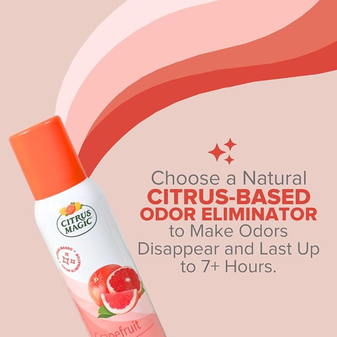 Citrus Magic Odor Eliminating Air Freshener Spray, Grapefruit - Image 5