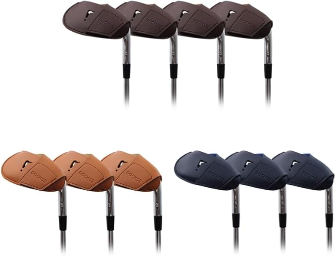 I Golf Iron Headcovers 10pcs PU Fit Both Right-Handed Clubs Golf Club Protector - Image 4