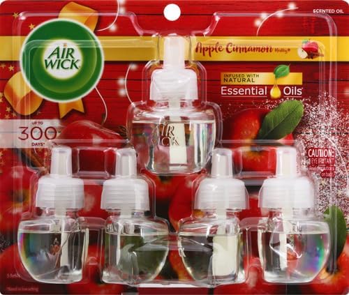 Air Wick Plug in Scented Oil Refill, Apple Cinnamon Medley, Air Freshener - Image 2