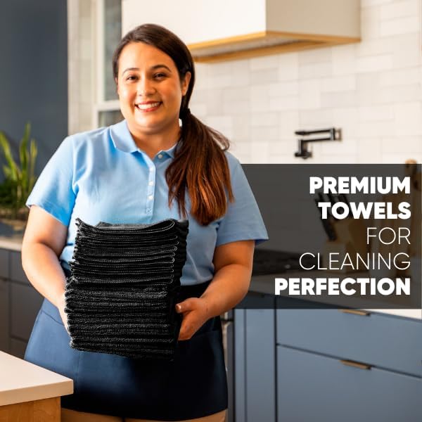 Microfiber Wholesale MW Pro Multi-Surface Microfiber Towel – 12 Pack | Premium - Image 3