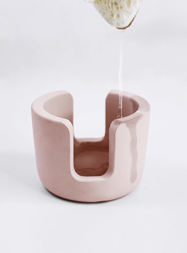 Diatomite Sponge Holder for Countertop Organizer, Quick Dry Stone Sponge Caddy - Image 3