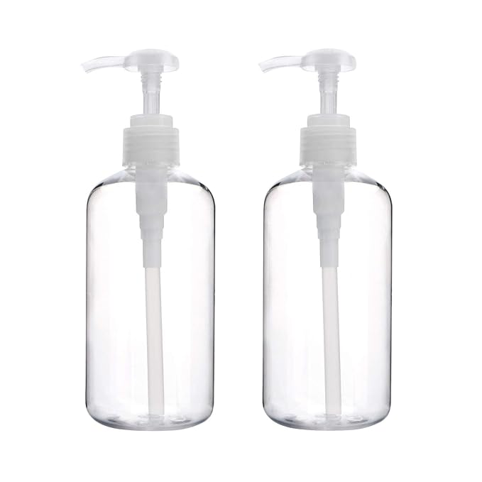 Yebeauty Pump Bottle Dispenser, 4 Pack 10oz/300ml Plastic Dish Lotion Soap by For+A+Better+Life