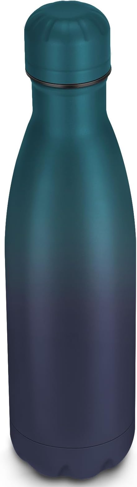 17oz Cola-Bottle Shaped Stainless Steel Leak-proof Water Bottle, Double Wall by Unknown