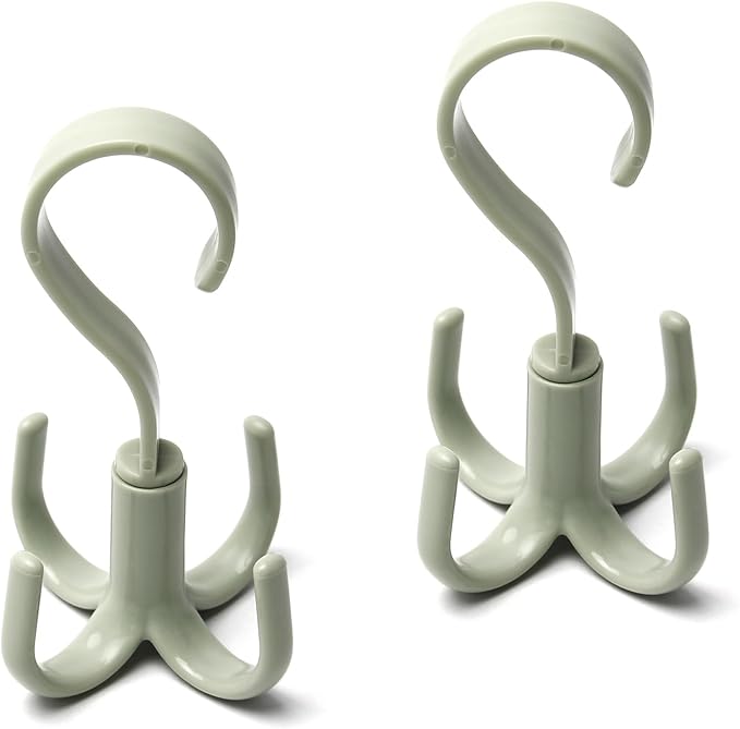 2Pcs Rotating Belt Hanger 360 Degrees Rotatable Organizer by Juvielich